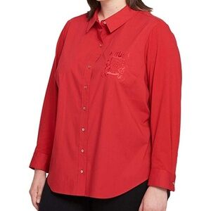 Tommy  Hilfiger  Women's Button  Down Shirt